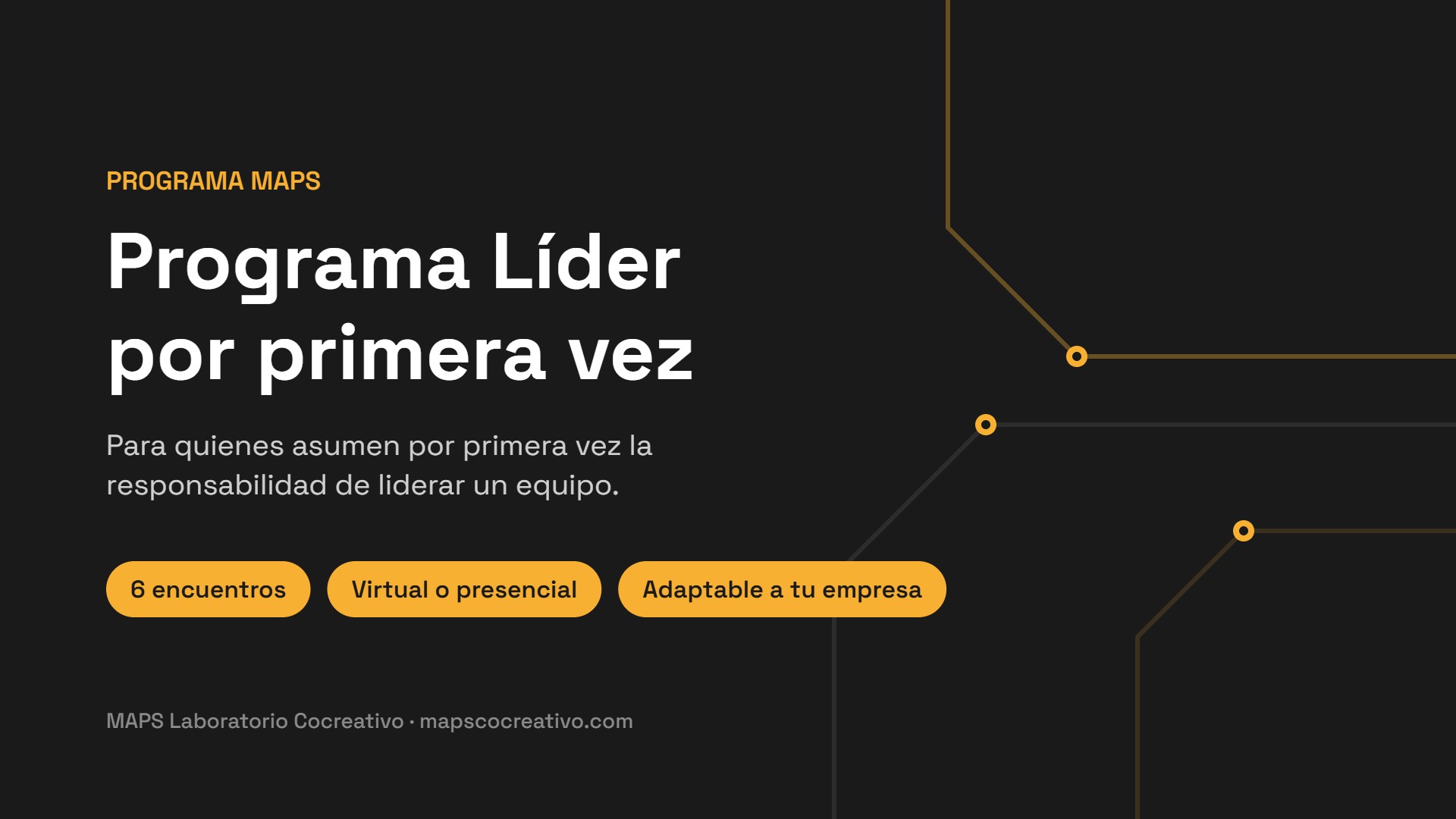 Programa Líder por primera vez de MAPS